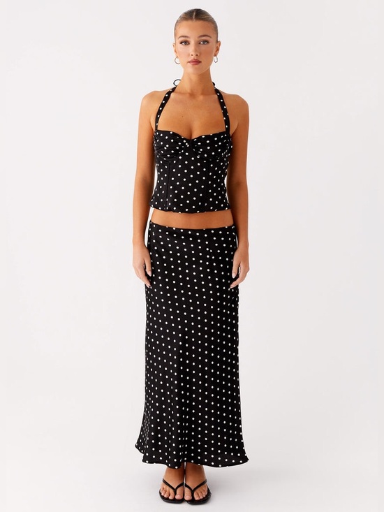 Peppermayo Dresses & Skirts - Peppermayo Breanne Skirt Set - Black Polka Dot